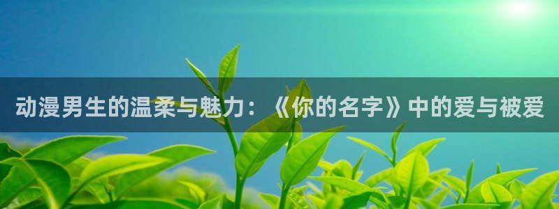 里里番番：动漫男生的温柔与魅力：《你的名字》中的爱与被爱